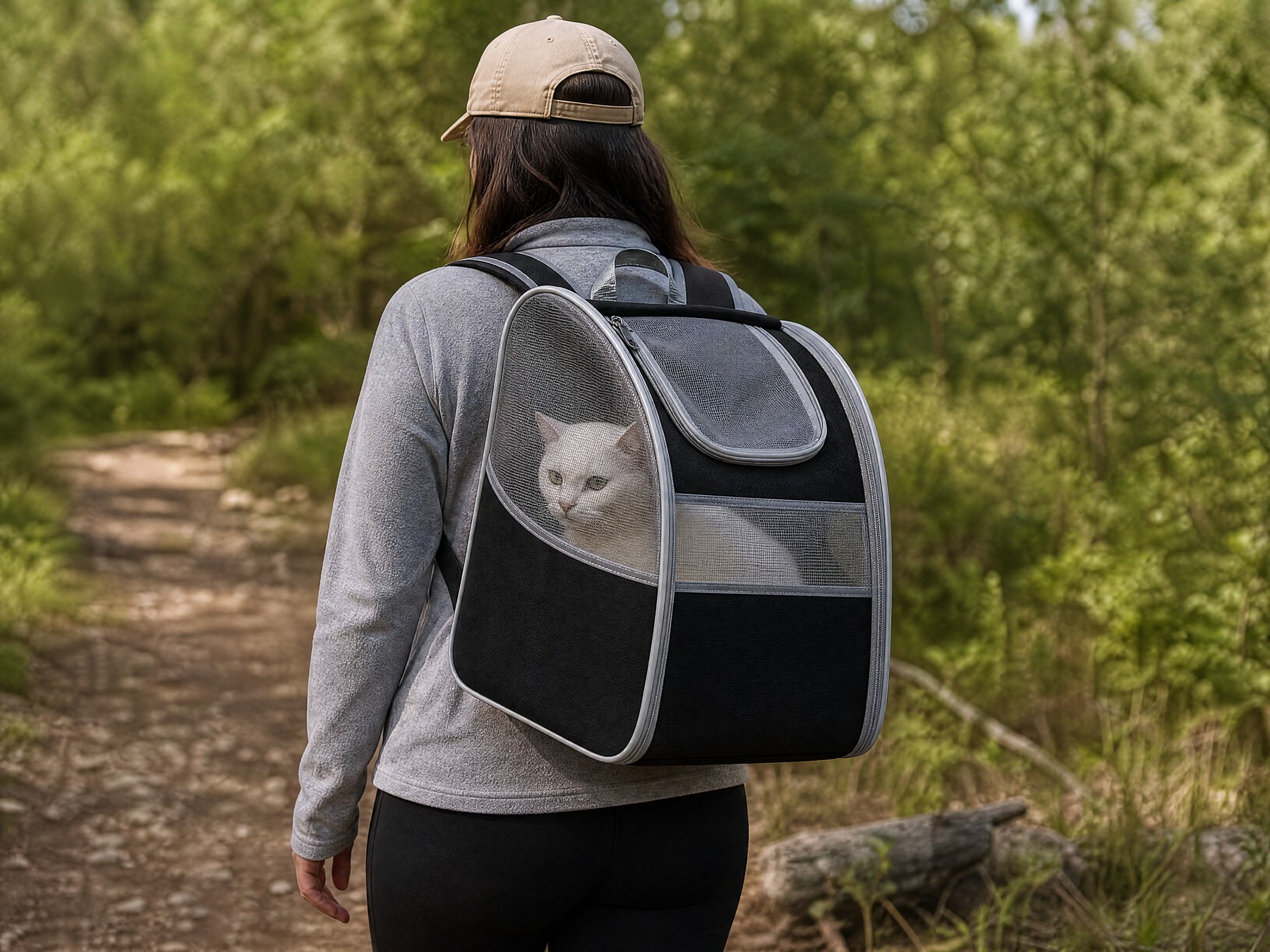 Hands-free comfort for trail days