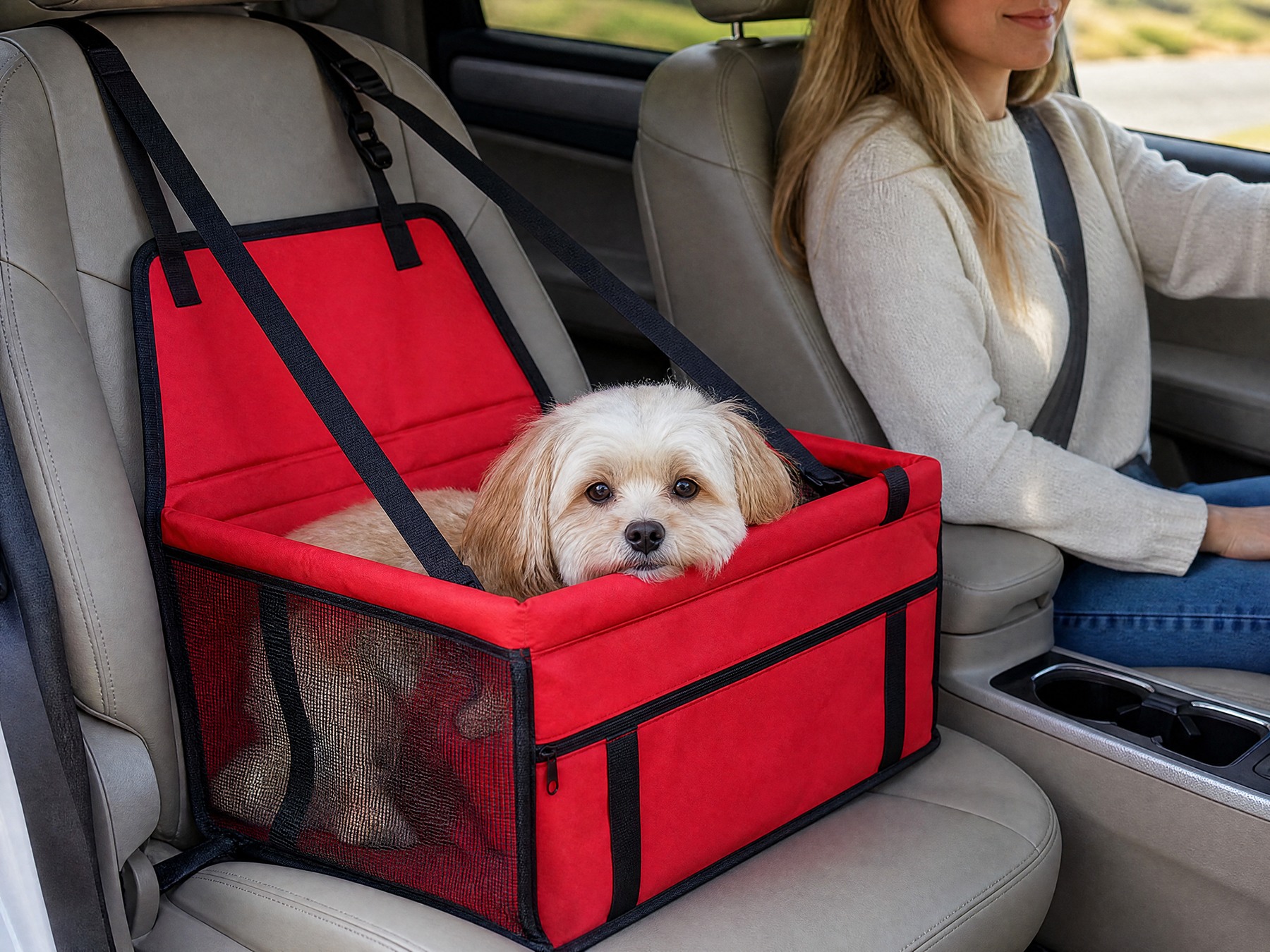 A box seat with a chin rest