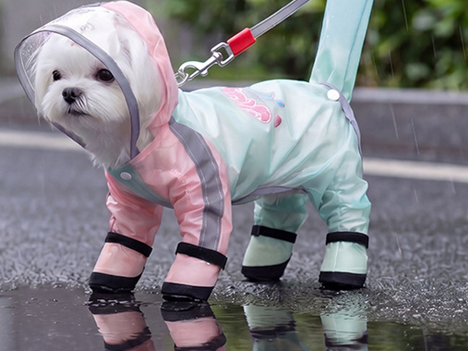 Covered from hood to paw