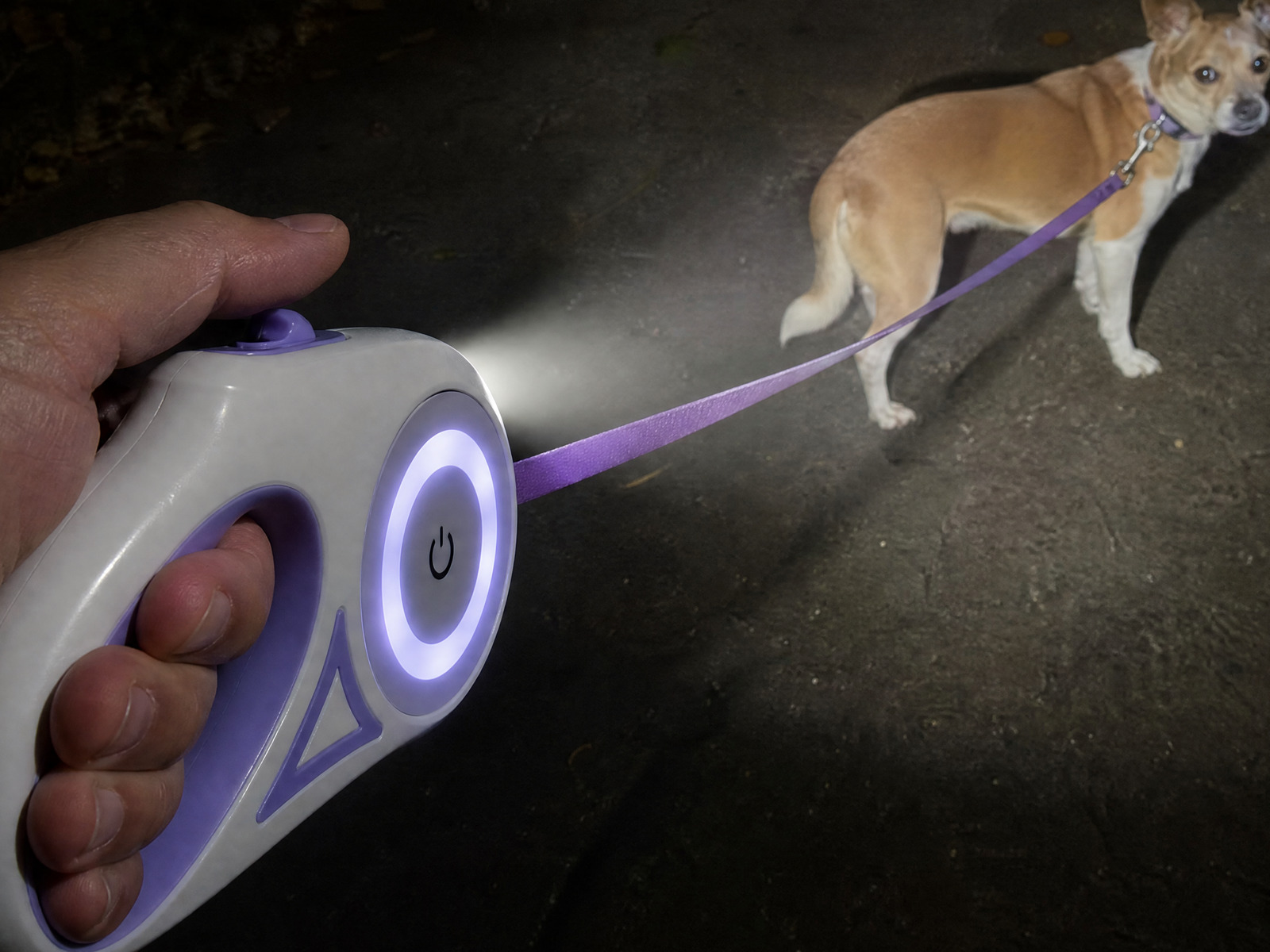A light that points where you are walking