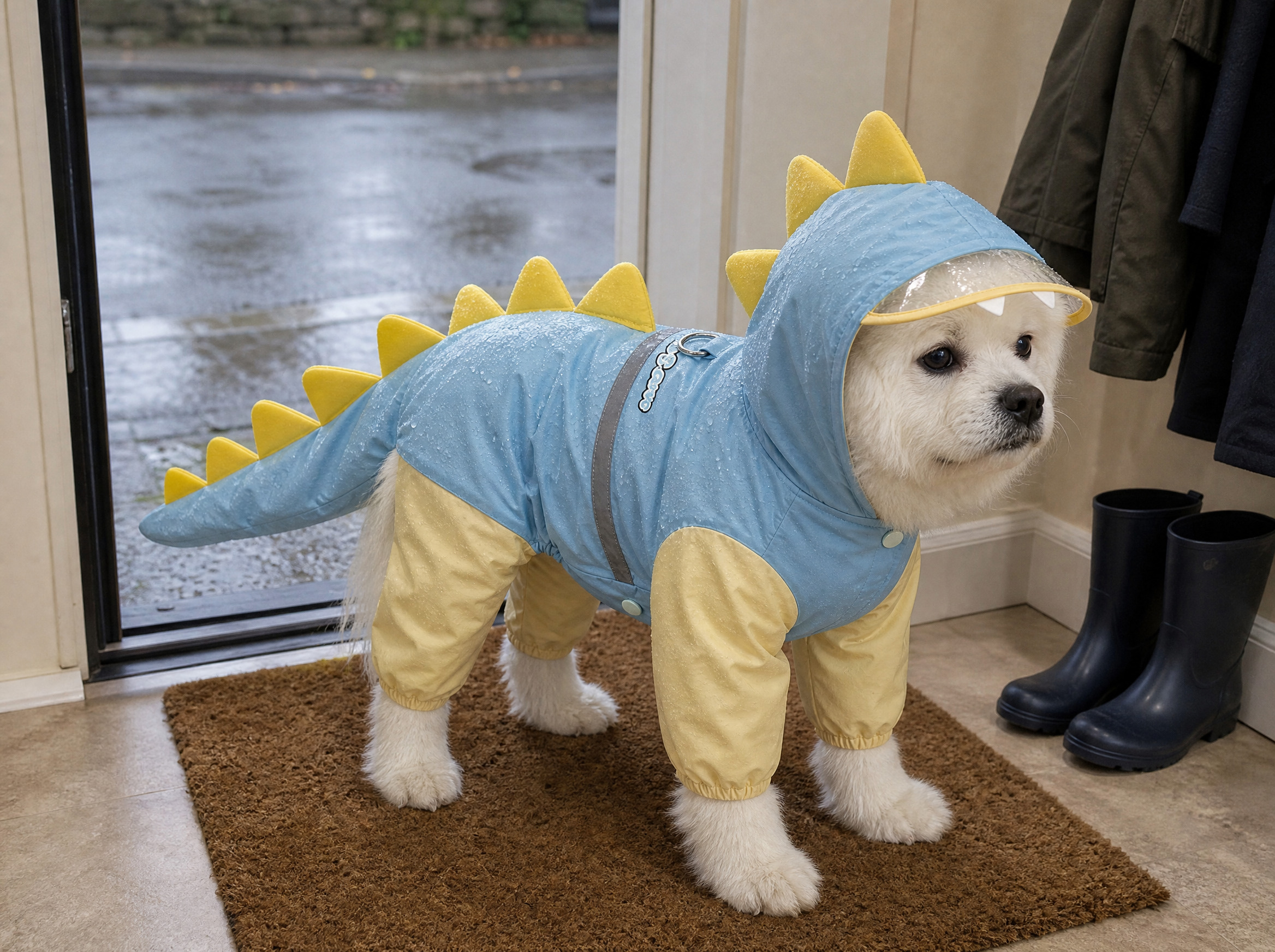 The wet stayed on the outside
