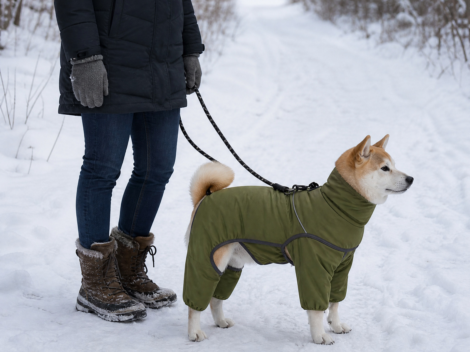 His legs are covered too