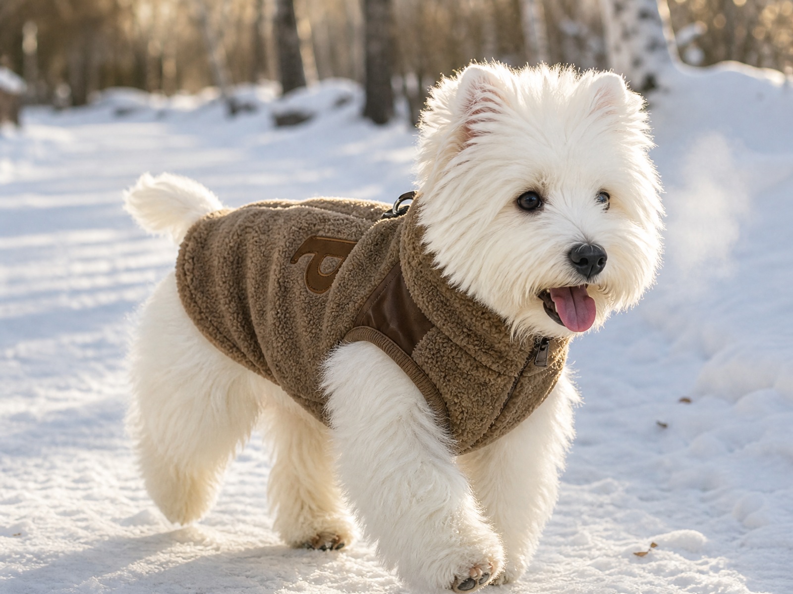 Dense outside, smooth against the coat